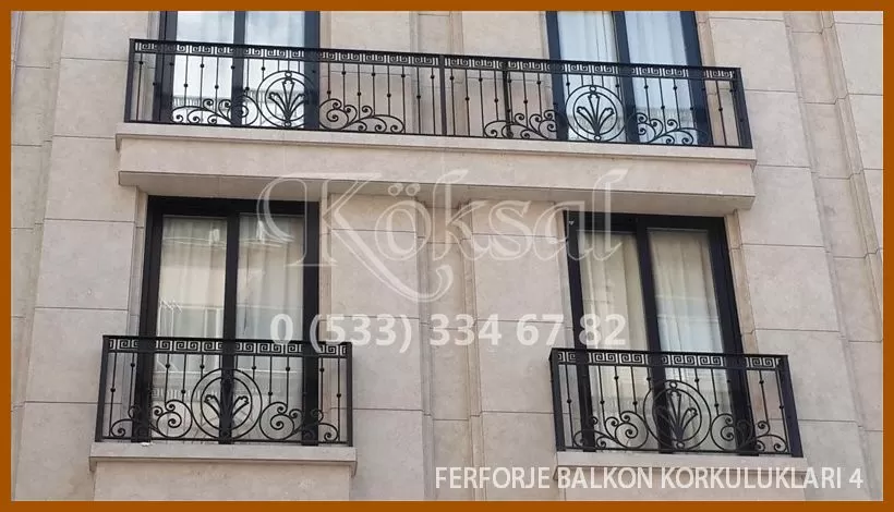 Ferforje Balkon Korkulukları 4