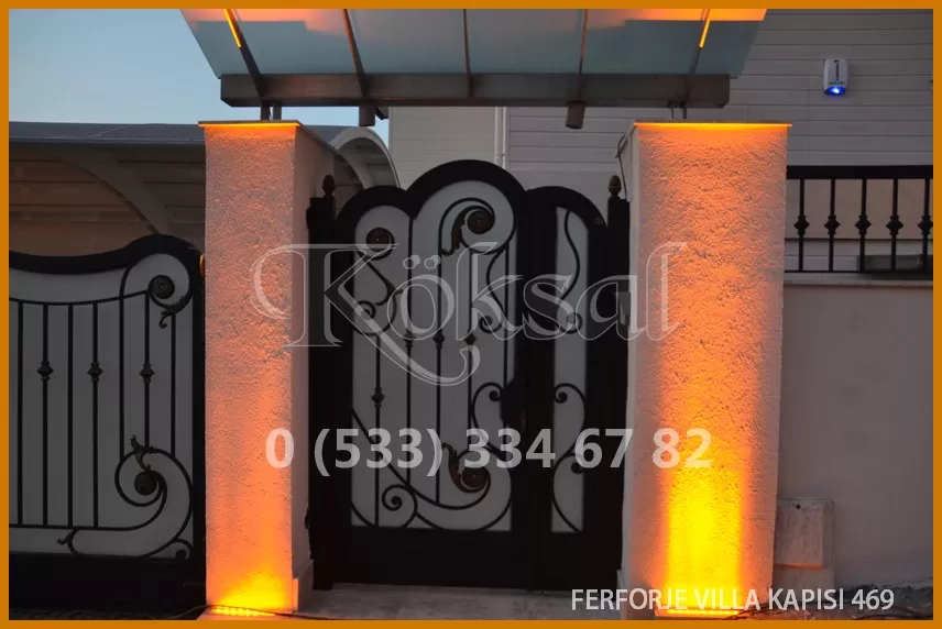 Ferforje Villa Kapıları 469