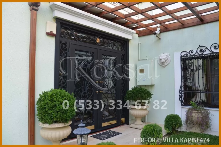 Ferforje Villa Kapıları 474