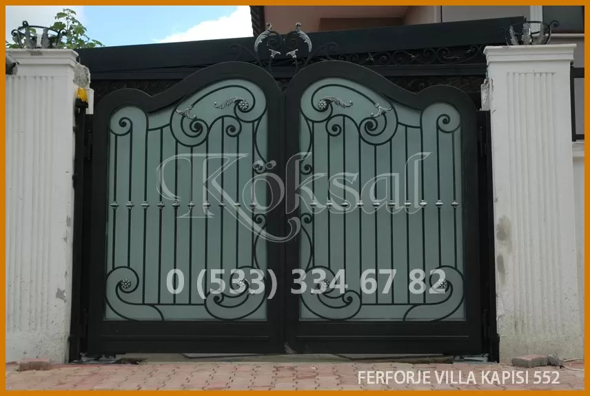 Ferforje Villa Kapıları 552