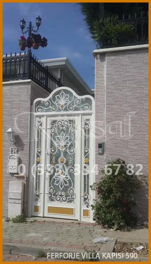 Ferforje Villa Kapıları 590