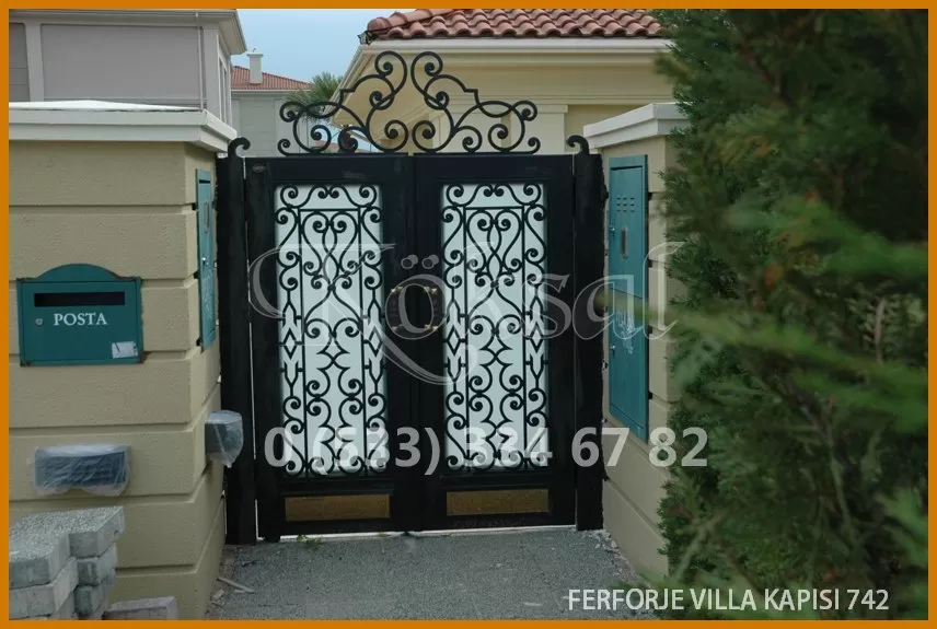 Ferforje Villa Kapıları 742