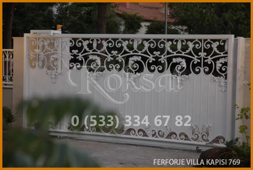 Ferforje Villa Kapıları 769