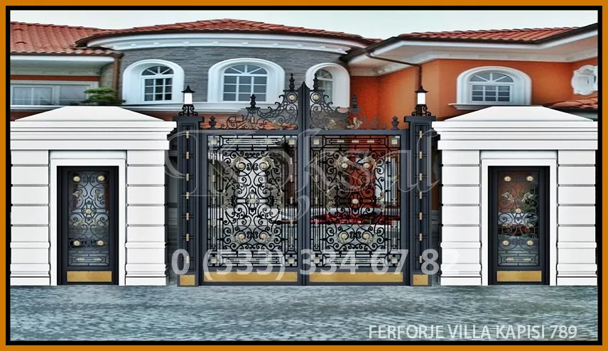 Ferforje Villa Kapıları 789