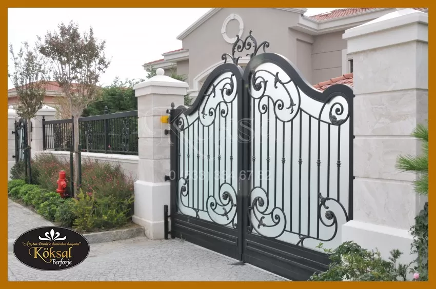 Demir Bahçe Kapıları - Demir Bahçe Kapısı - Demir Bahçe Kapı Modelleri