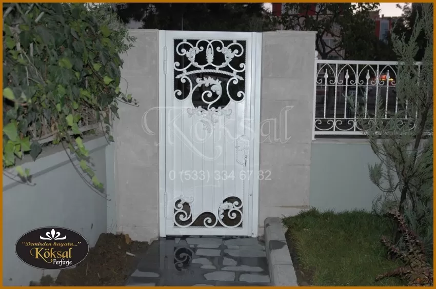 Ferforje Bahçe Kapısı - Demir Bahçe Kapıları