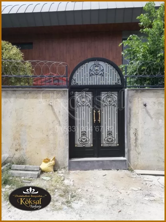 Ferforje Bahçe Kapısı - Modern Bahçe Kapısı - Bahçe Kapısı