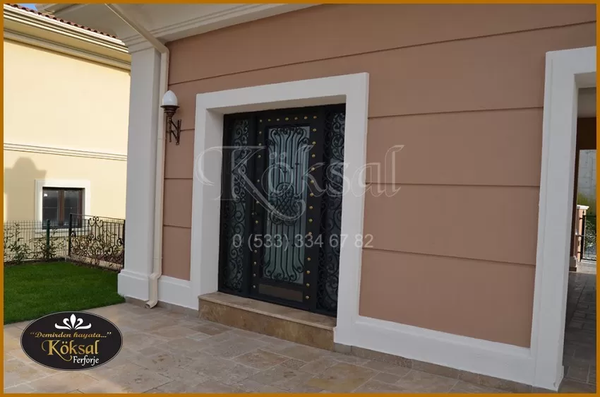 Ferforje Villa Kapıları – Oval Villa Kapıları