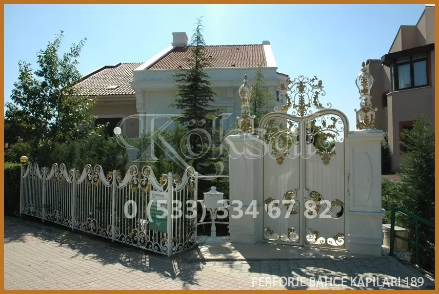 Ferforje Bahçe Kapıları 189