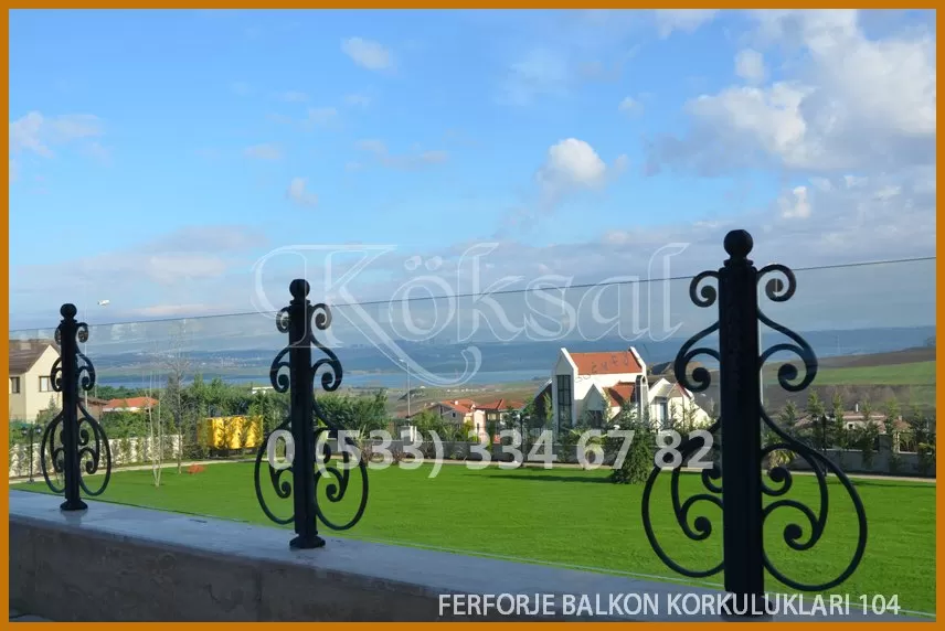 Ferforje Balkon Korkulukları 104