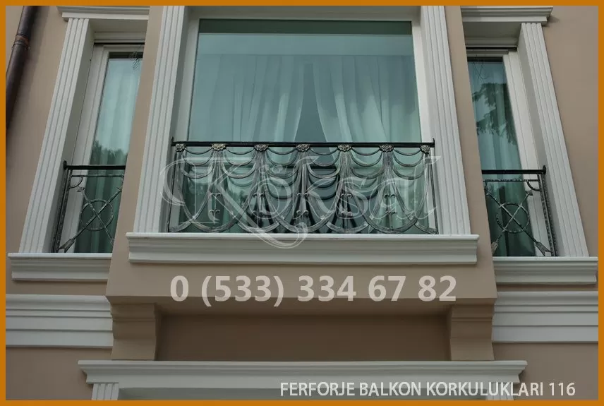 Ferforje Balkon Korkulukları 116