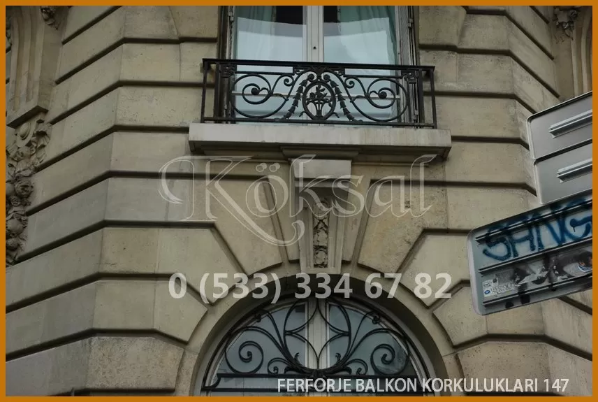 Ferforje Balkon Korkulukları 147