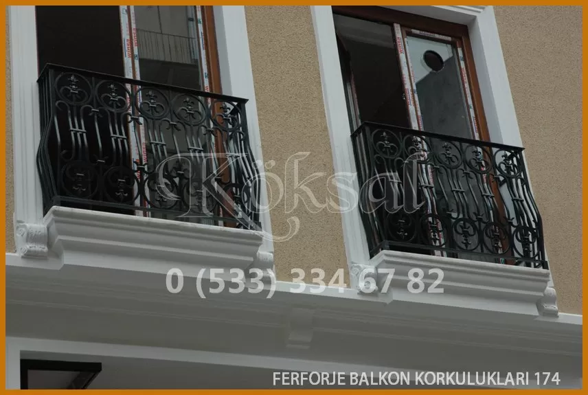 Ferforje Balkon Korkulukları 174