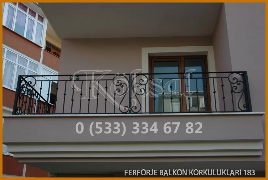 Ferforje Balkon Korkulukları 183