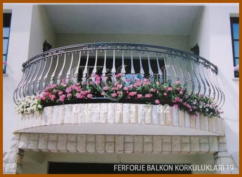 Ferforje Balkon Korkulukları 19