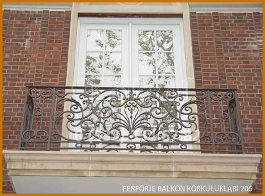 Ferforje Balkon Korkulukları 206