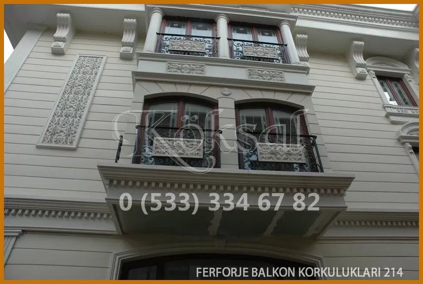 Ferforje Balkon Korkulukları 214