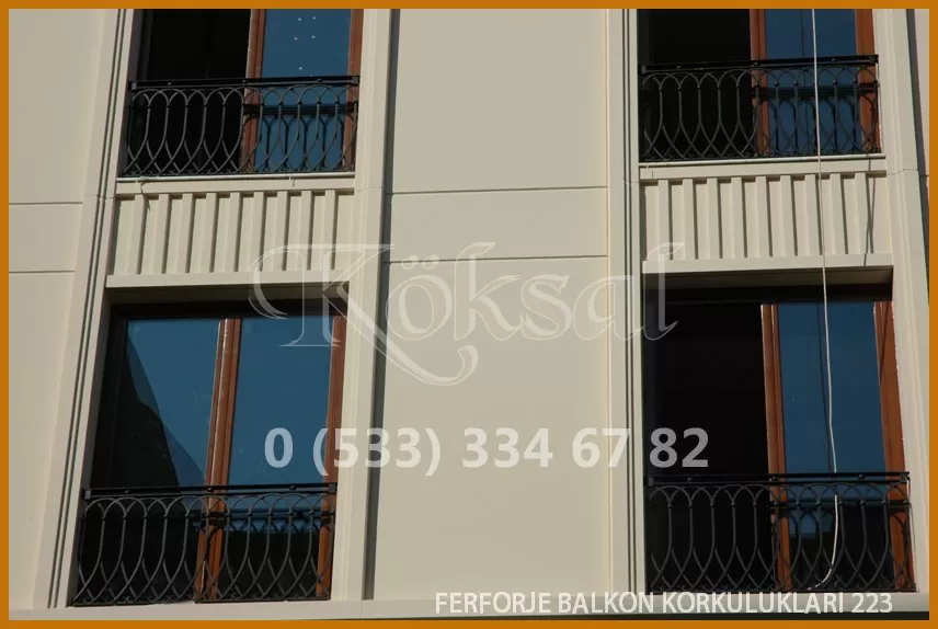 Ferforje Balkon Korkulukları 223