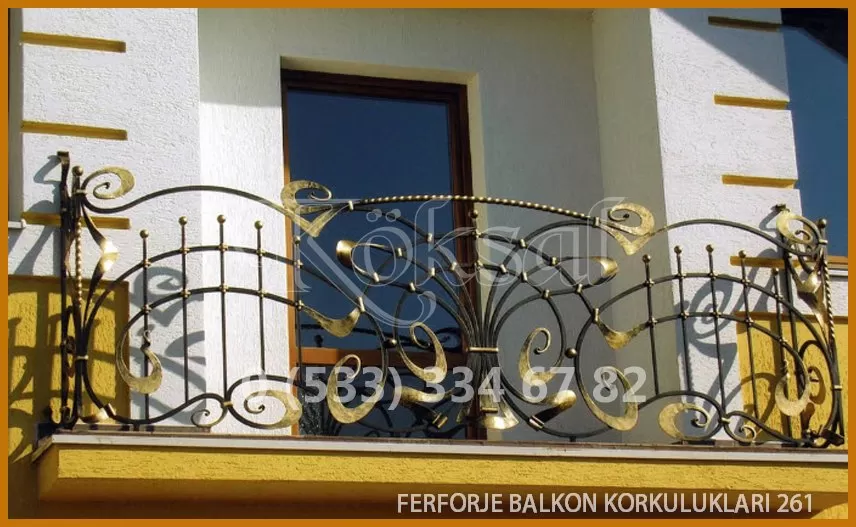 Ferforje Balkon Korkulukları 261