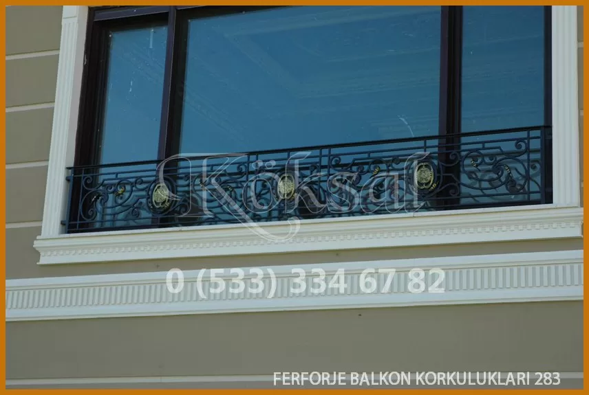 Ferforje Balkon Korkulukları 283