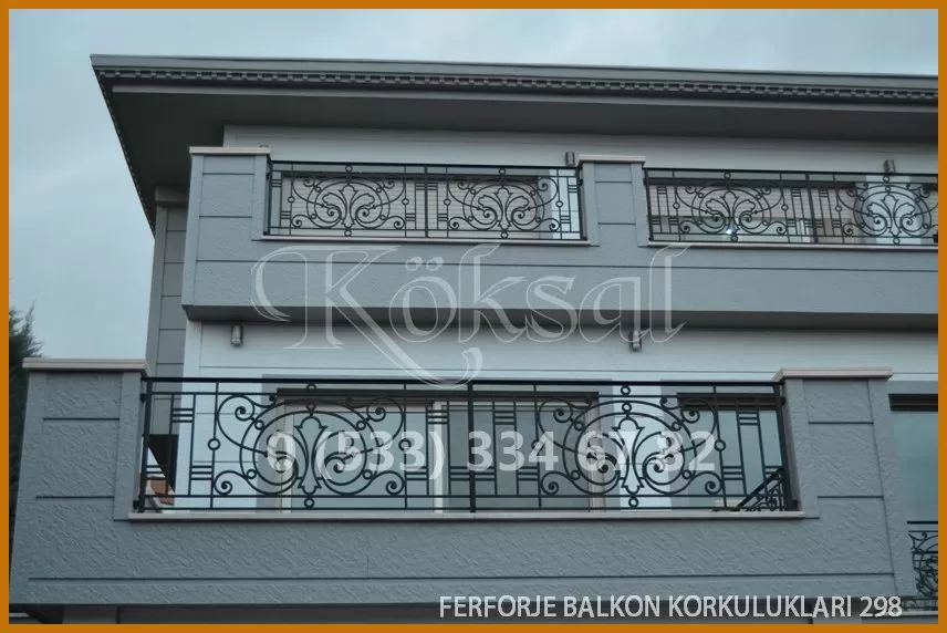 Ferforje Balkon Korkulukları 298