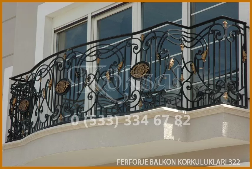 Ferforje Balkon Korkulukları 322
