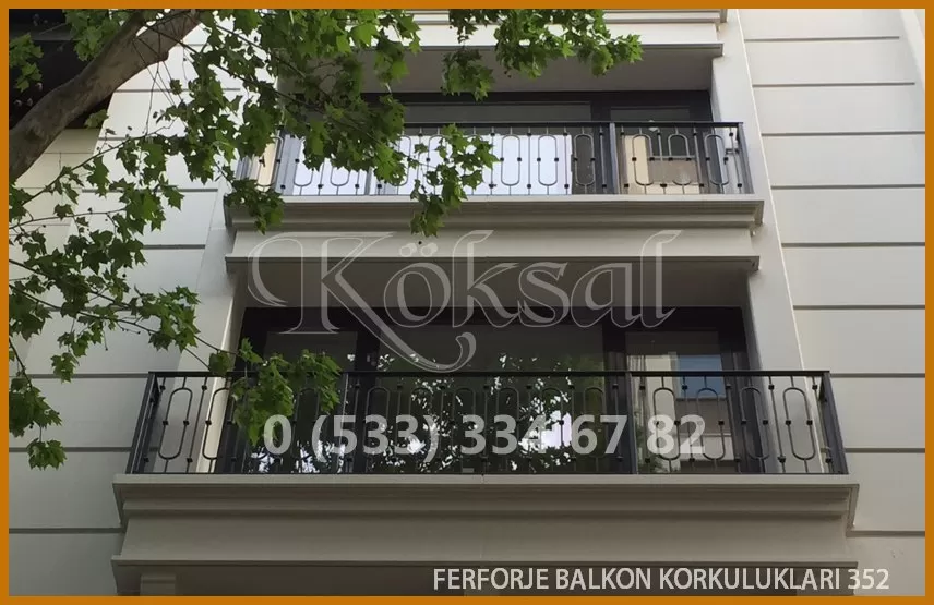 Ferforje Balkon Korkulukları 352