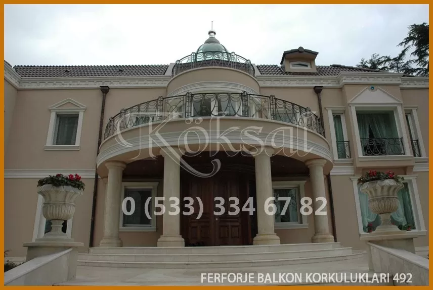 Ferforje Balkon Korkulukları 492