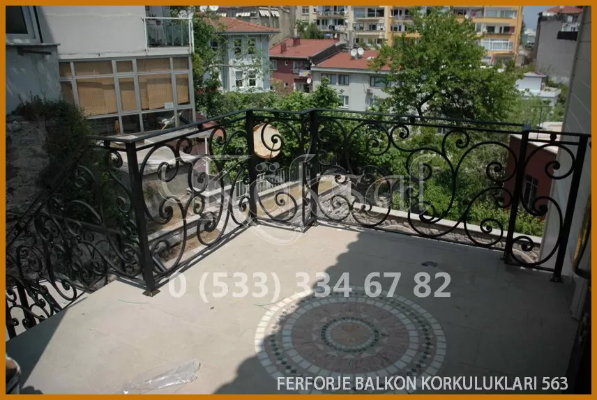 Ferforje Balkon Korkulukları 563