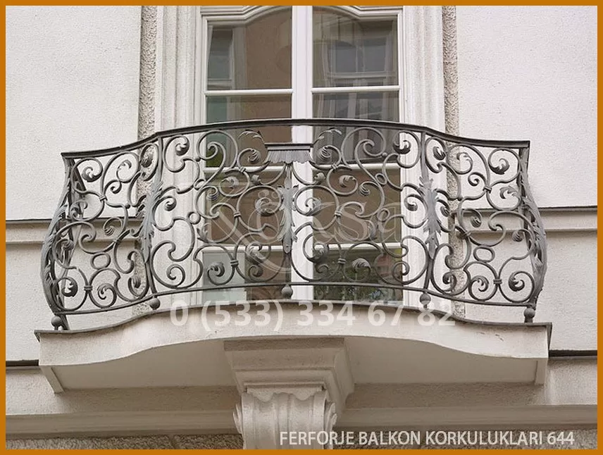 Ferforje Balkon Korkulukları 644