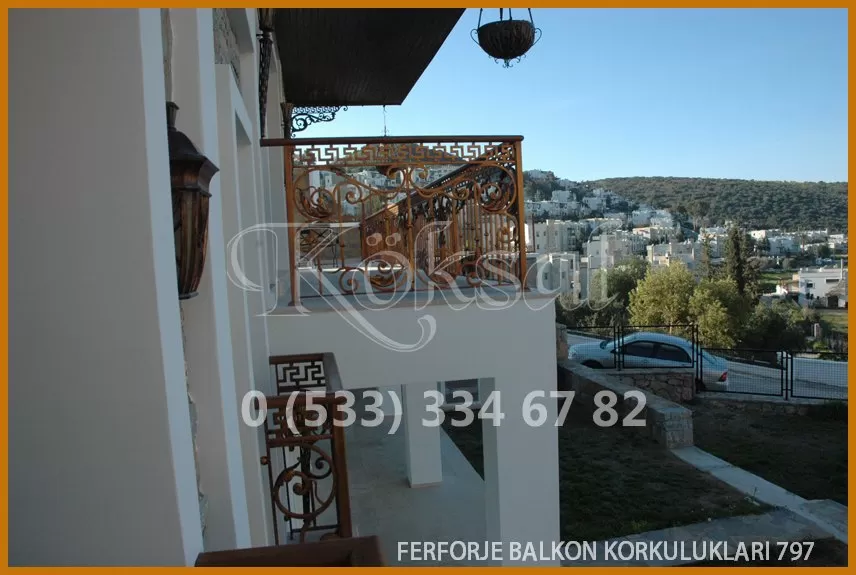 Ferforje Balkon Korkulukları 797