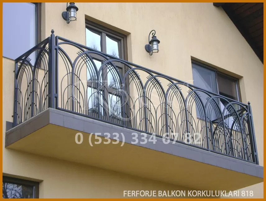 Ferforje Balkon Korkulukları 818