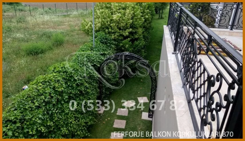 Ferforje Balkon Korkulukları 870