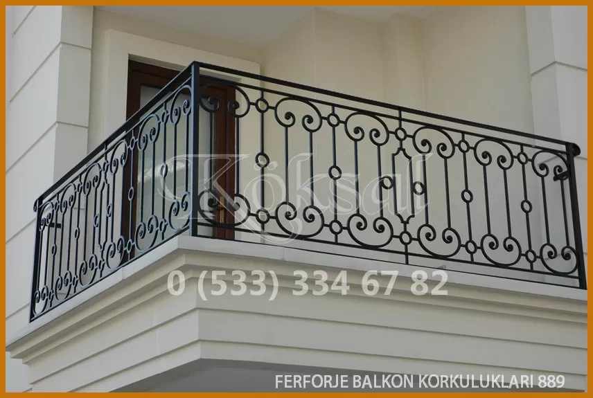 Ferforje Balkon Korkulukları 889