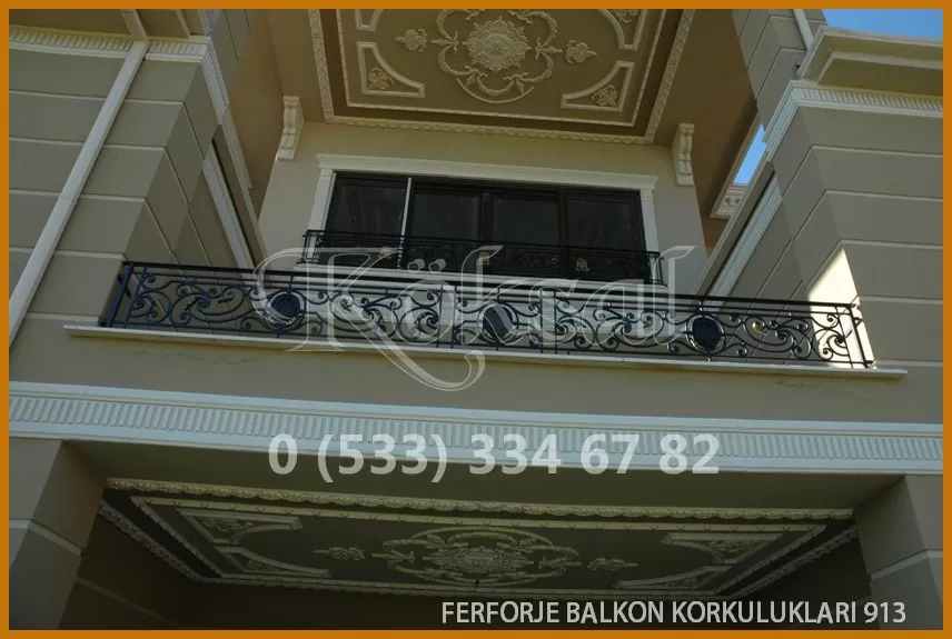 Ferforje Balkon Korkulukları 913