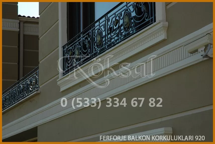 Ferforje Balkon Korkulukları 920