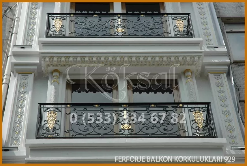 Ferforje Balkon Korkulukları 929
