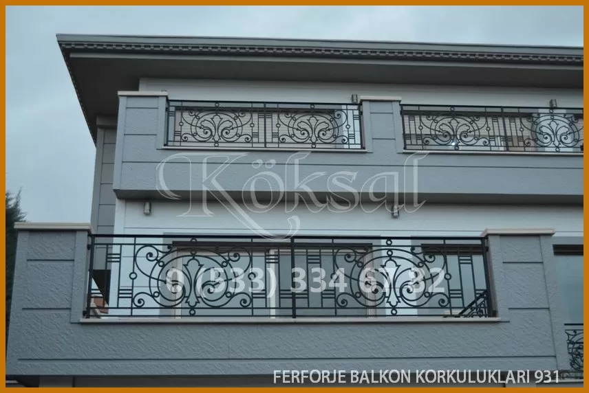 Ferforje Balkon Korkulukları 931