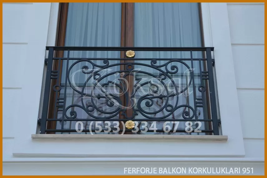 Ferforje Balkon Korkulukları 951
