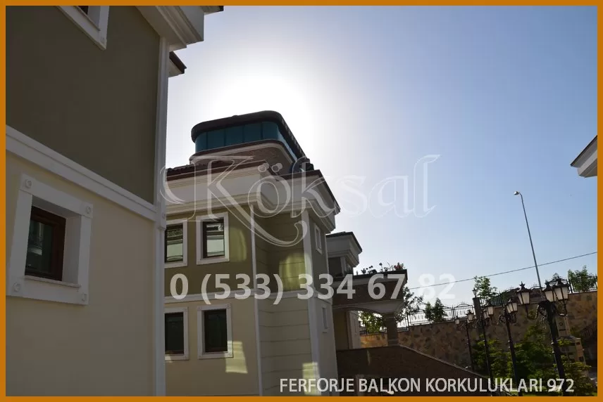 Ferforje Balkon Korkulukları 972