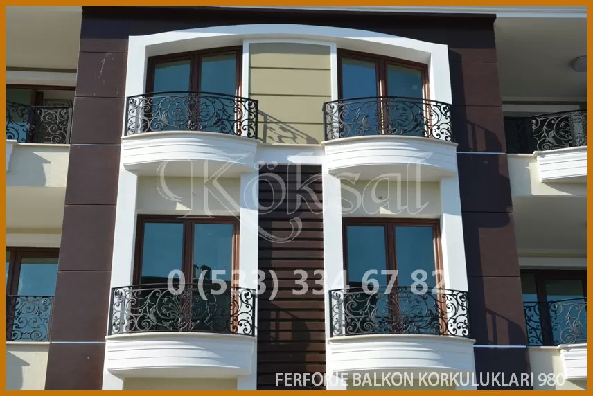 Ferforje Balkon Korkulukları 980
