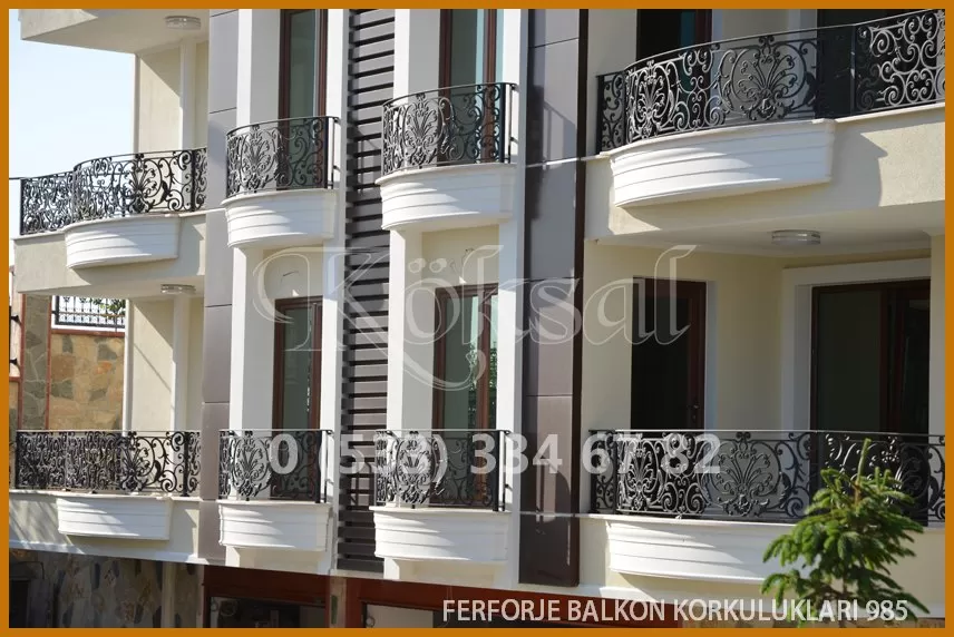 Ferforje Balkon Korkulukları 985