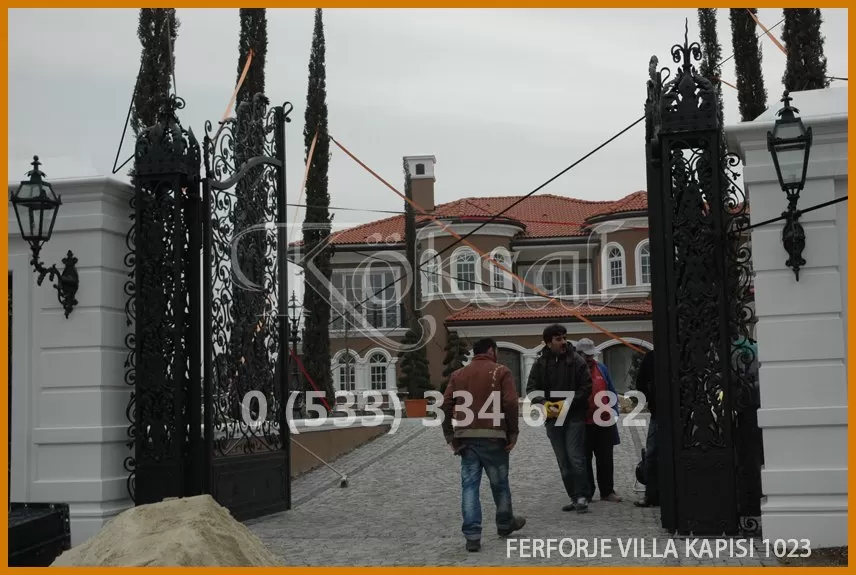 Ferforje Villa Kapıları 1023