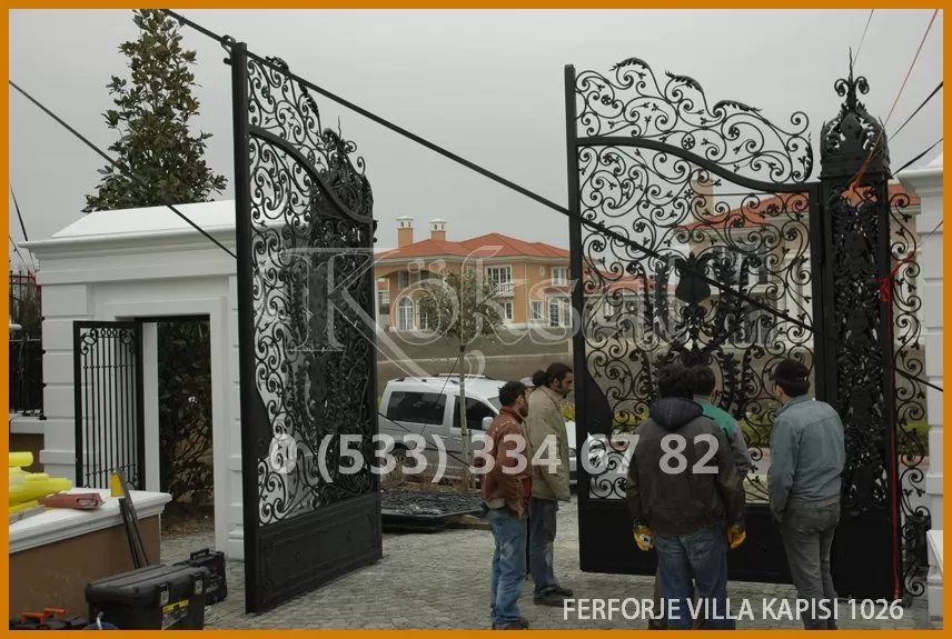 Ferforje Villa Kapıları 1026