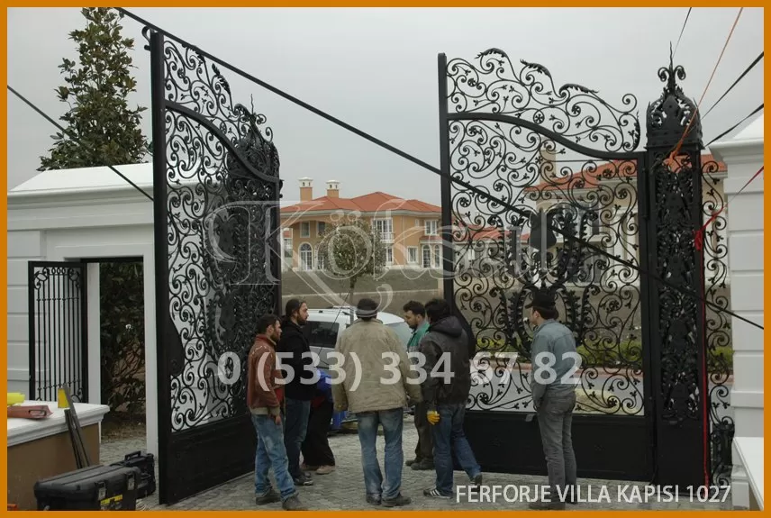 Ferforje Villa Kapıları 1027