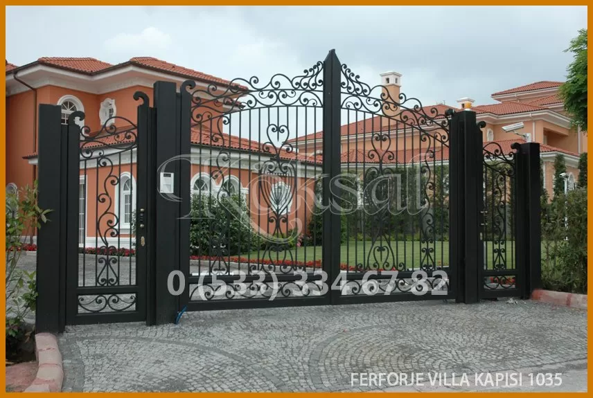 Ferforje Villa Kapıları 1035