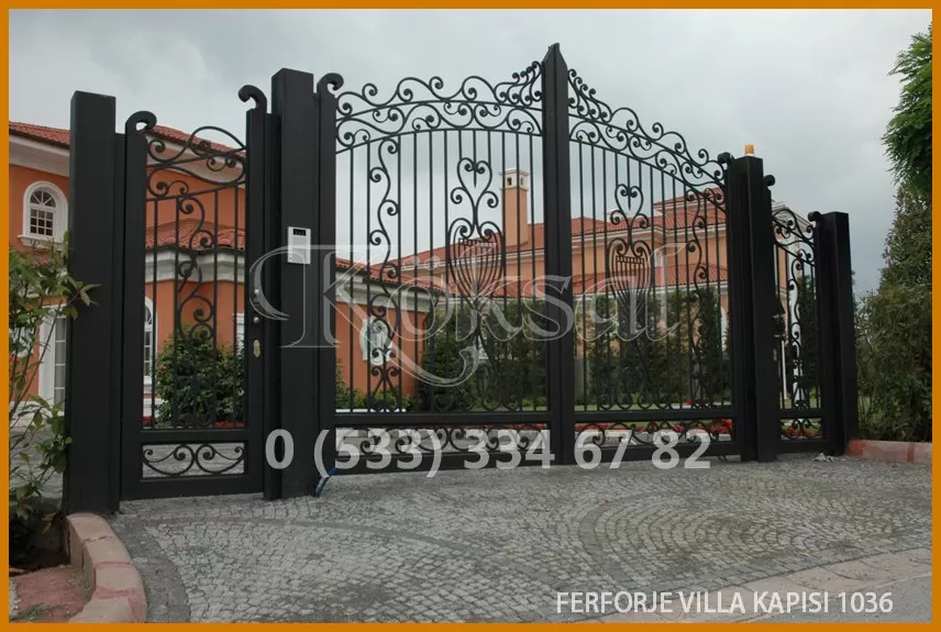 Ferforje Villa Kapıları 1036