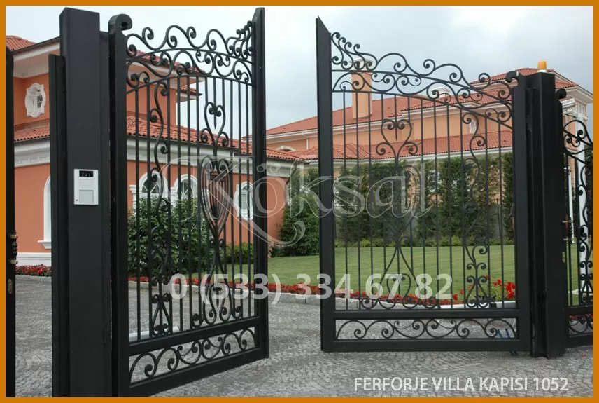 Ferforje Villa Kapıları 1052