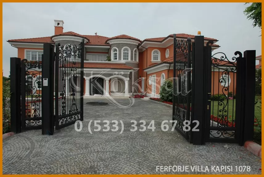 Ferforje Villa Kapıları 1078