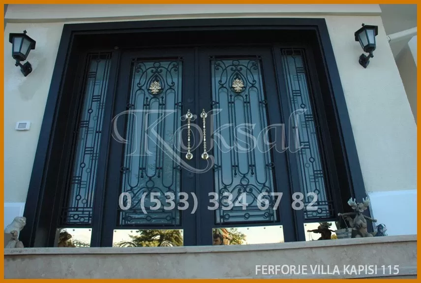 Ferforje Villa Kapıları 115